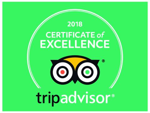 Tripadvisor Certificate of Excellence Award