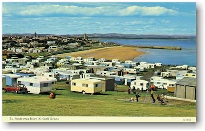 Old photo of Kinkell Braes Caravan Park