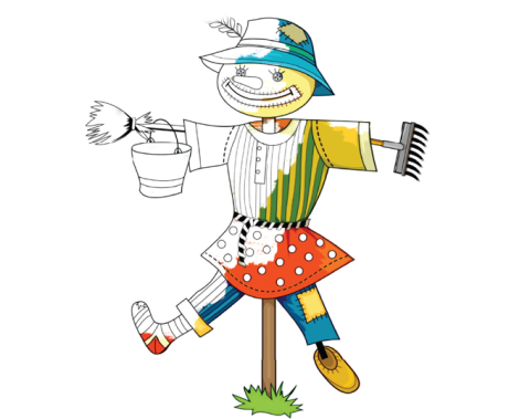 Kids' scarecrow drawing competition