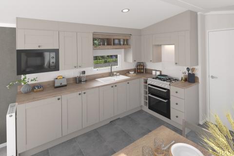 The Morlaix - stunning country-style kitchen