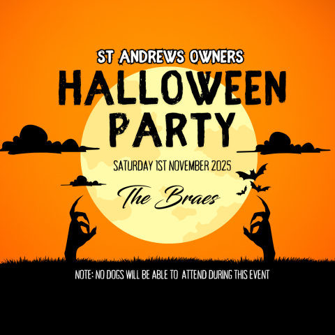 St Andrews Owner's Halloween Party Saturday 1st November at The Braes.