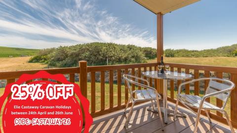 25% off Elie Castaway Holidays 2026