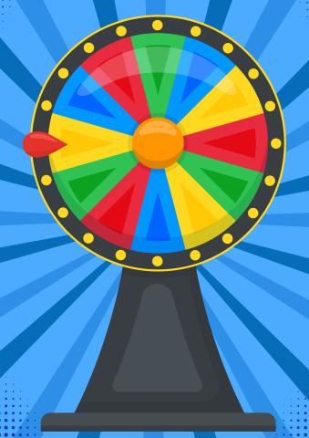 Spin the wheel graphic