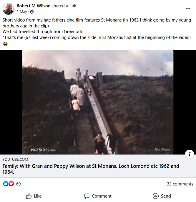 Robert Wilson Facebook post