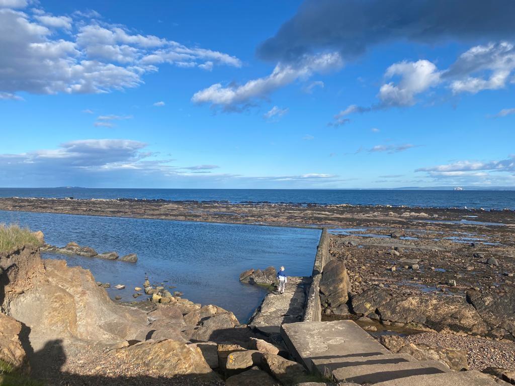 St Monans tidal pool at low tide