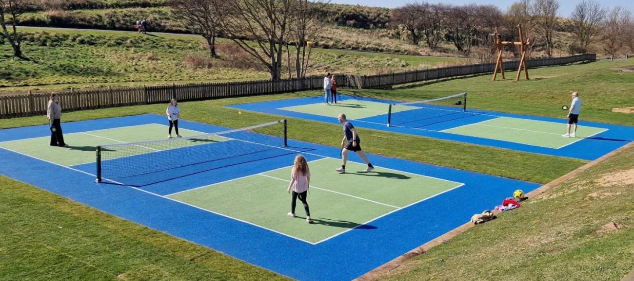 Pickleball Courts at Elie Holiday Park