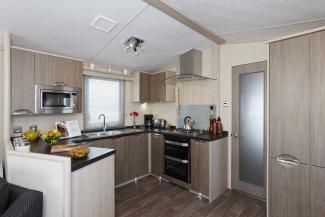 Kitchen of a holiday home for sale