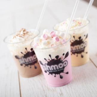A selection of Shmoo milkshakes