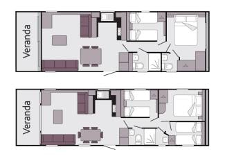 Castaway holiday home floor plan