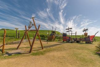 Early morning at the Robinson Crusoe Adventure Park