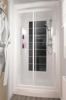 The Bordeaux shower room