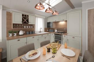 The Vendee Lodge kitchen
