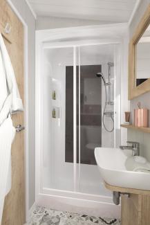 The Vendee Lodge shower room