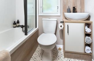 The Beverley - en suite bathroom with shower