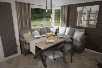 Lodge Deluxe - chic family dining