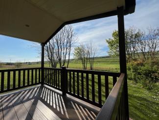The Bordeaux Escape - veranda with meadow views